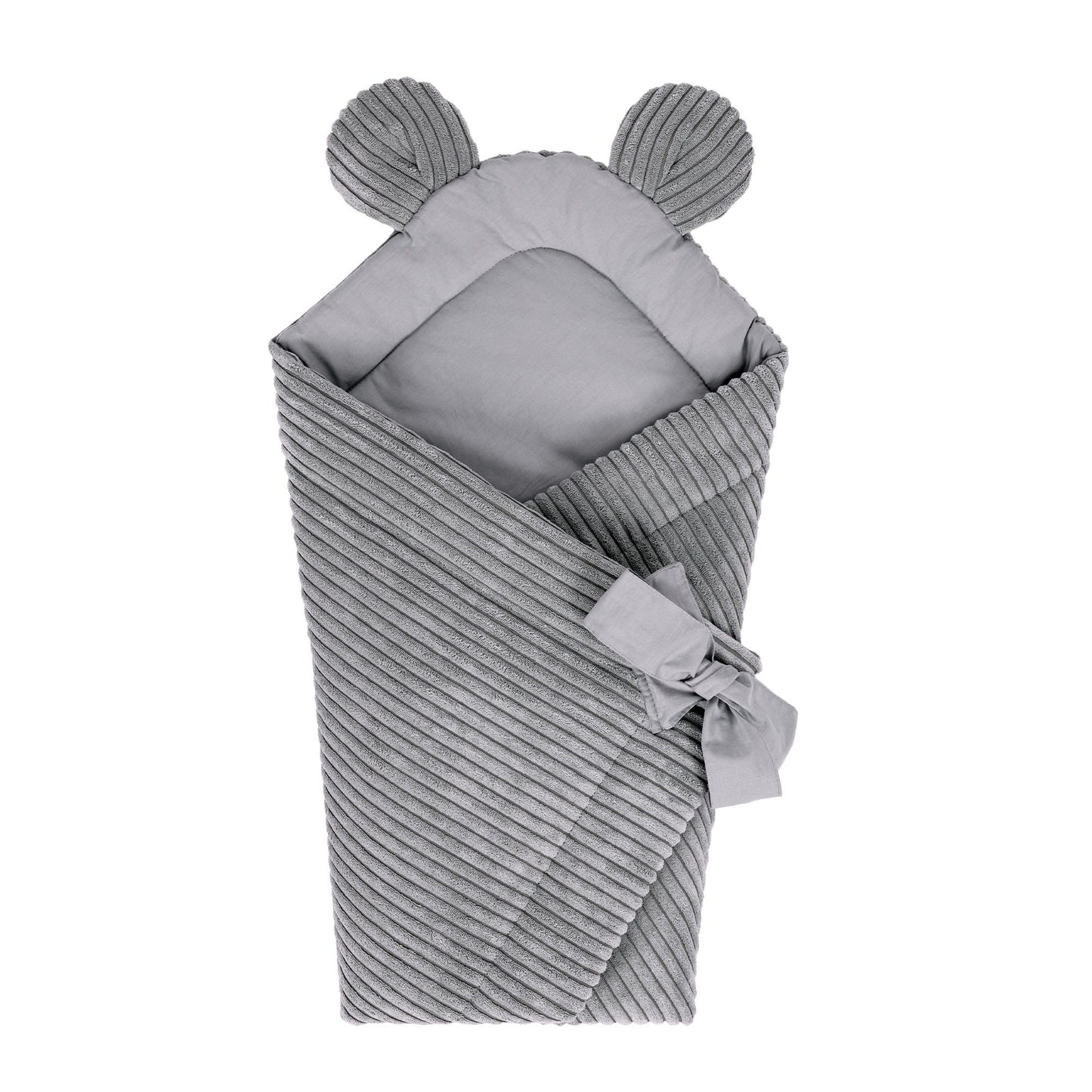 Baby Swaddle Wrap for Sleeping and Cuddling – Grey
