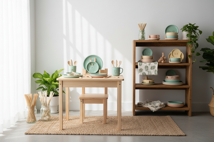 Children's tableware and furniture