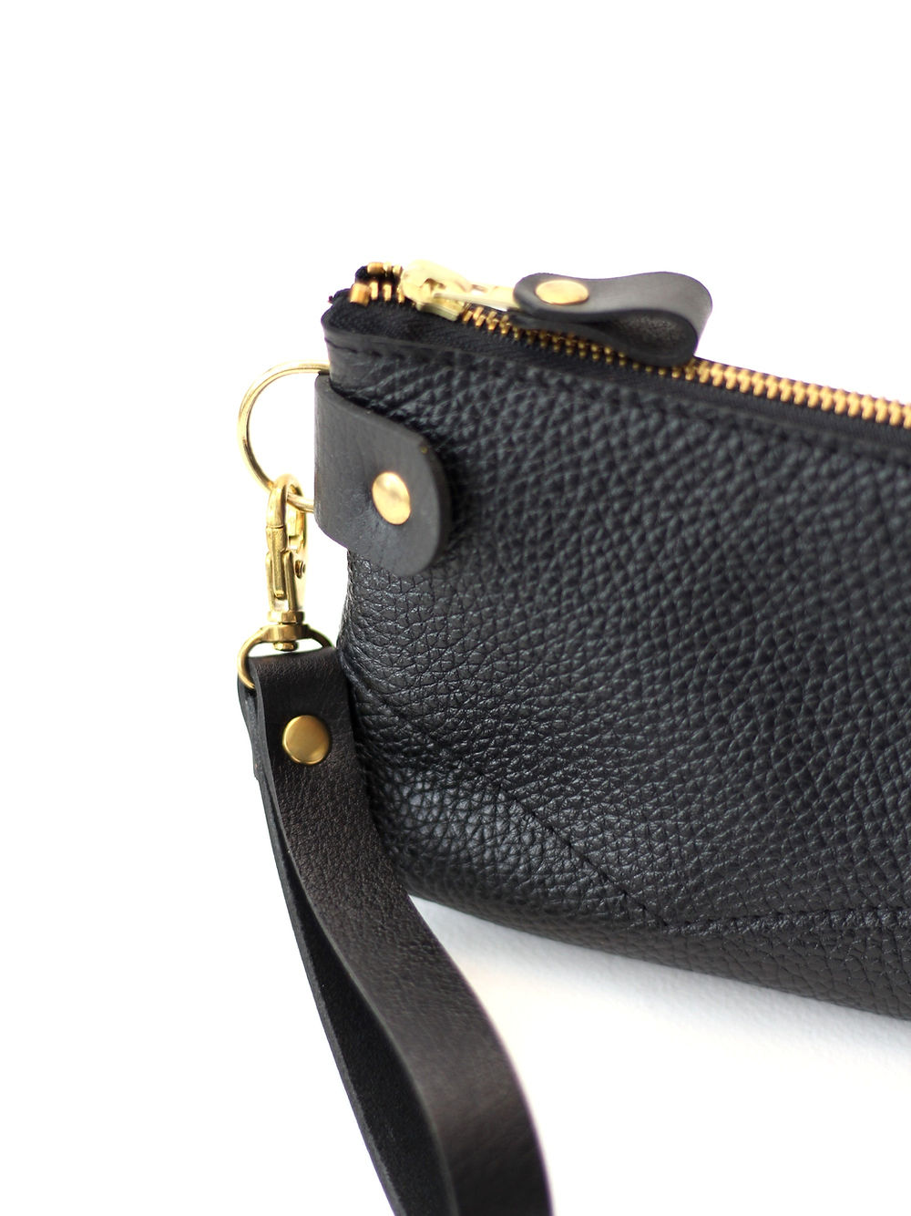 POUCH Wallet - Black with Golden details