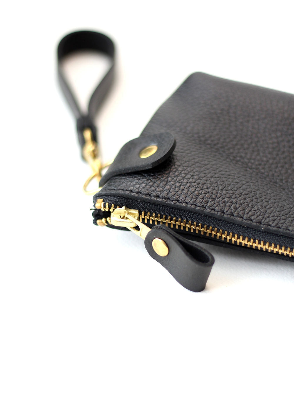 POUCH Wallet - Black with Golden details