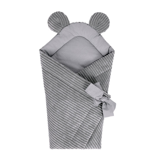 Baby Swaddle Wrap for Sleeping and Cuddling – Grey