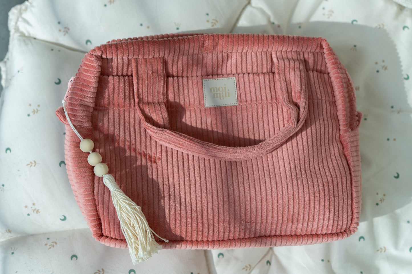 Make-Up Bag Set of 2 - Coral