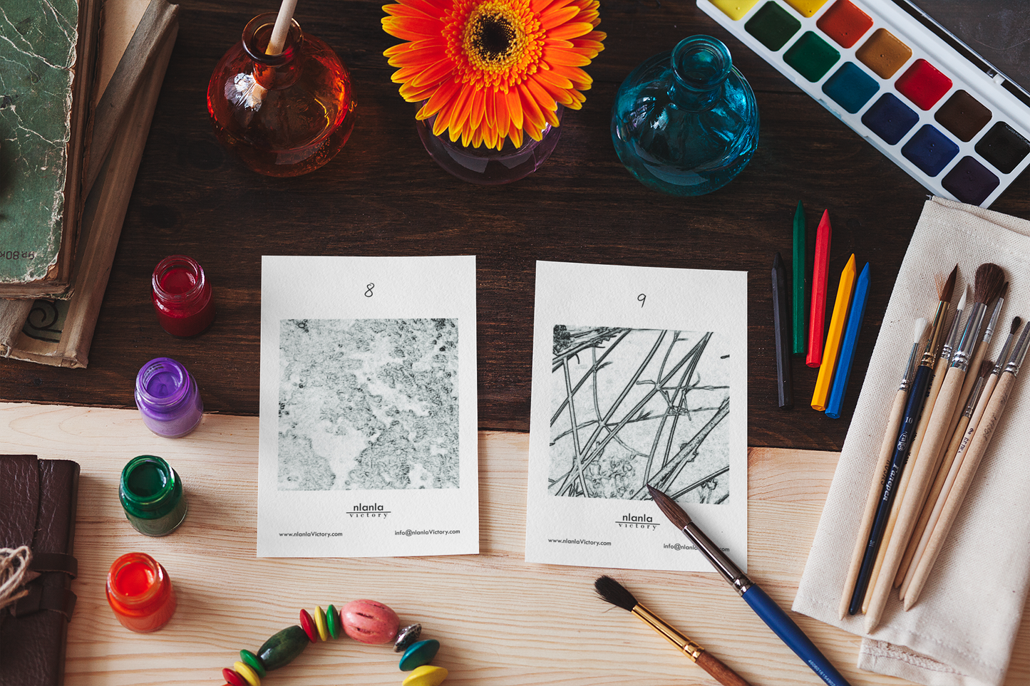 Watercolour Advent Calendar, Painting Advent Calendar, Painting Kit, Christmas Countdown