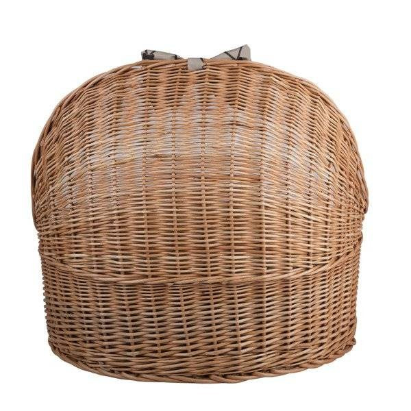 Natural Wicker Pet House Elsa With Cushion