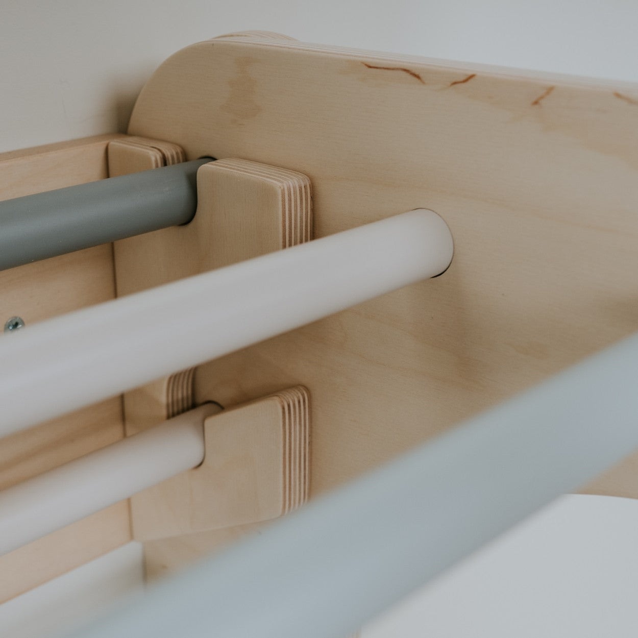 Pikler Triangle Climber with Swedish Wall Add-On (Ages 6m–7y) - Pastel